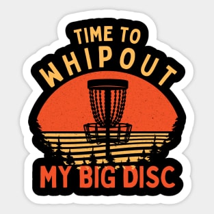 Old Disc gold Player Sticker